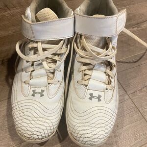 Under Armour Cream High-Top Sneakers